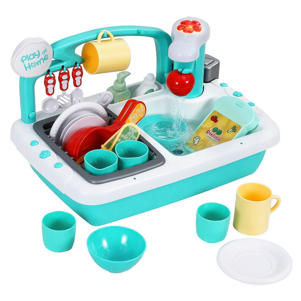 Kids Kitchen Pretend Sink Dishwasher Toy