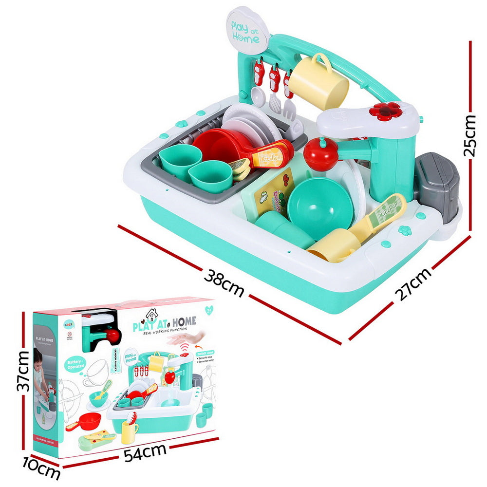 Kids Kitchen Pretend Sink Dishwasher Toy