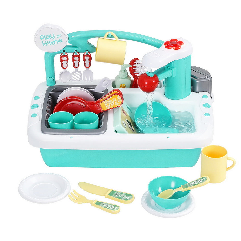 Kids Kitchen Pretend Sink Dishwasher Toy