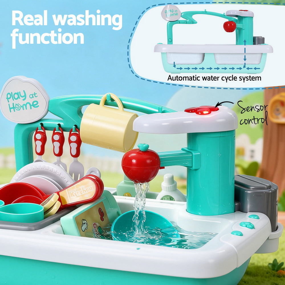Kids Kitchen Pretend Sink Dishwasher Toy