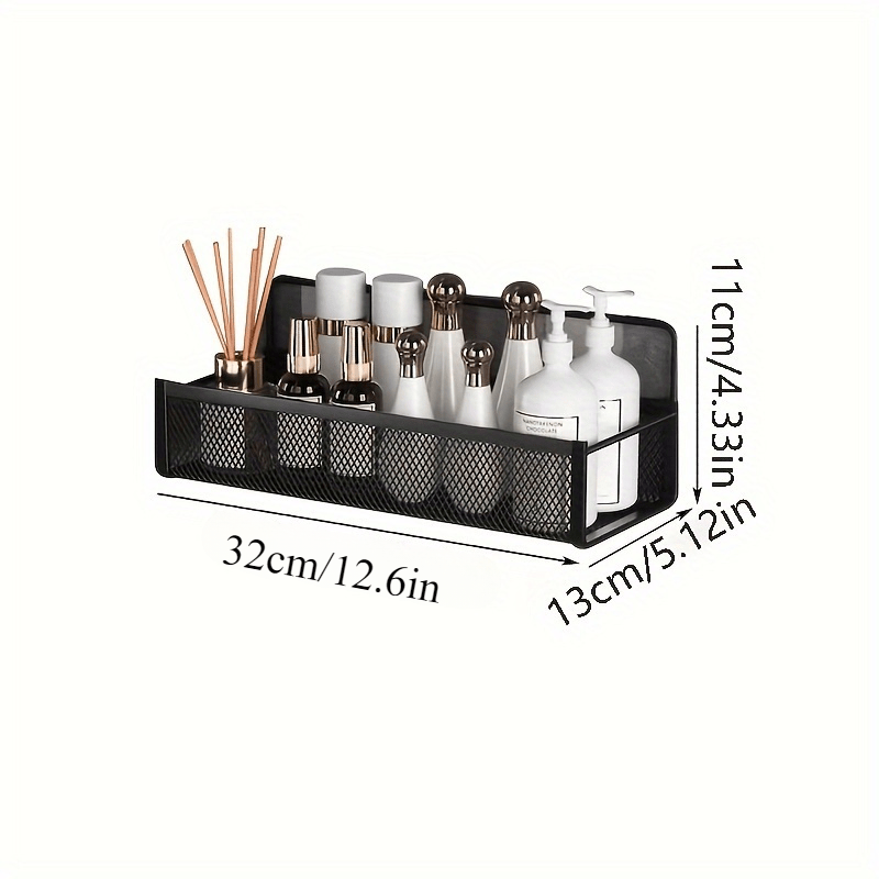 Mesh Storage Shelf - Black