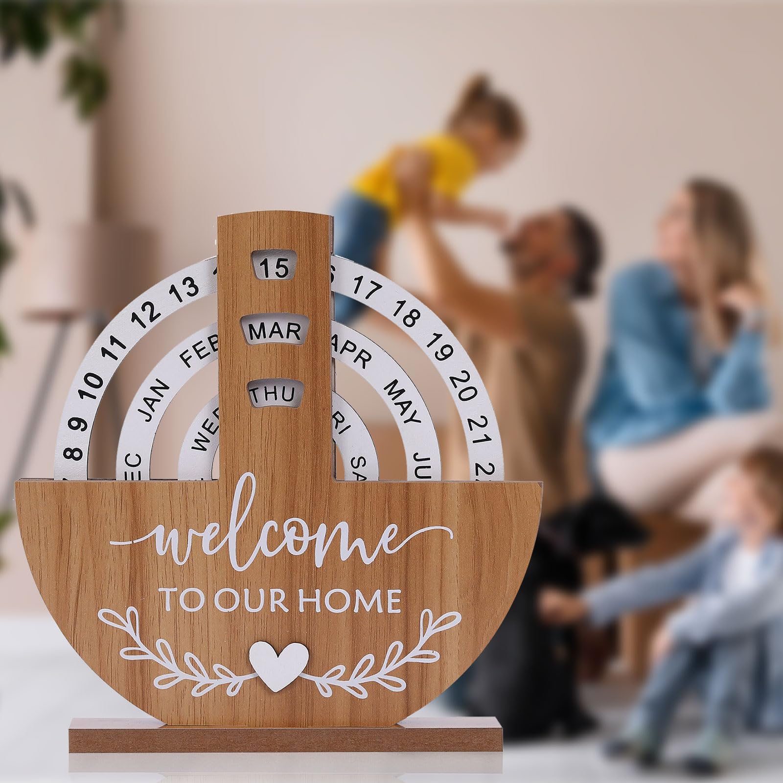 Wooden Calendar - Home Decor