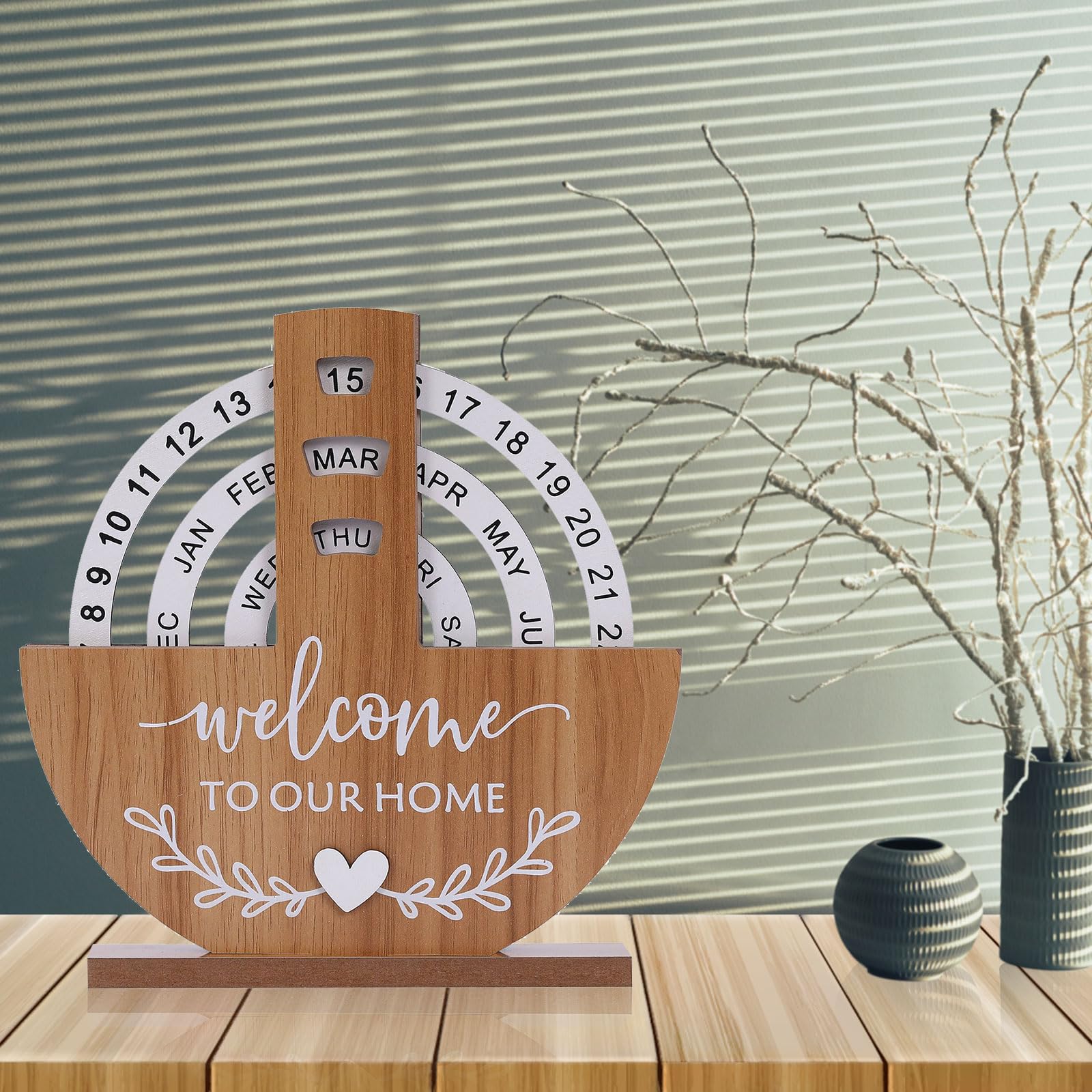 Wooden Calendar - Home Decor