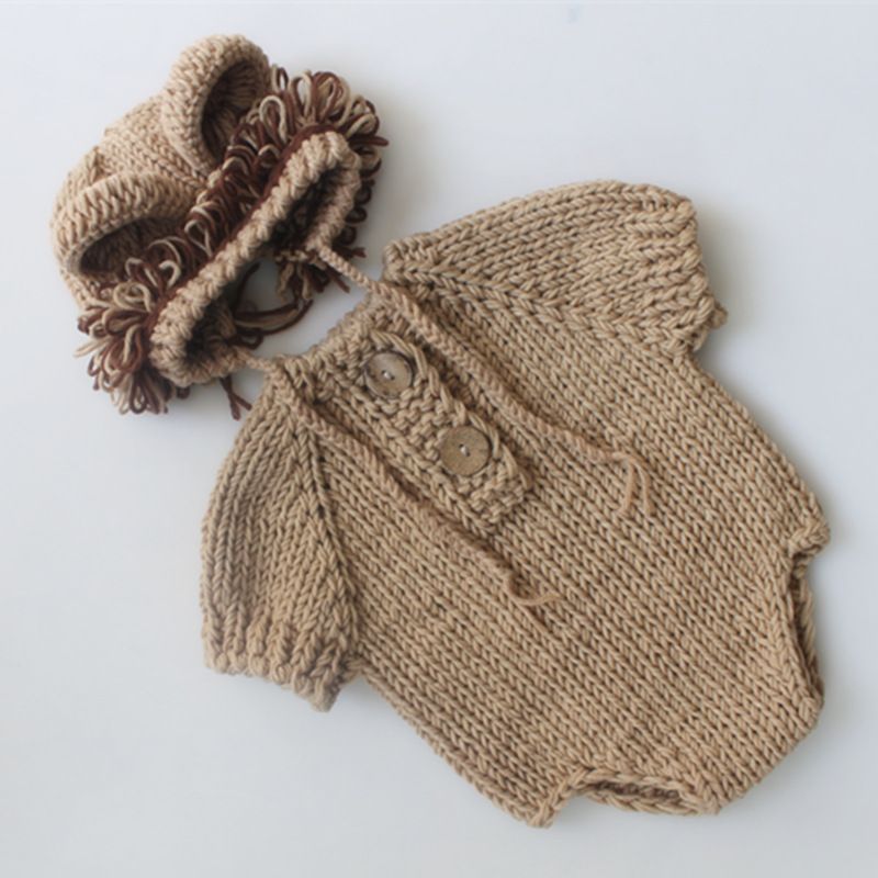 Lion Baby Photography Props Set