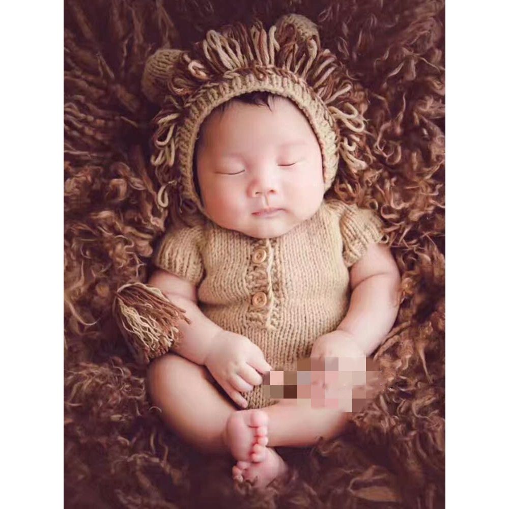 Lion Baby Photography Props Set