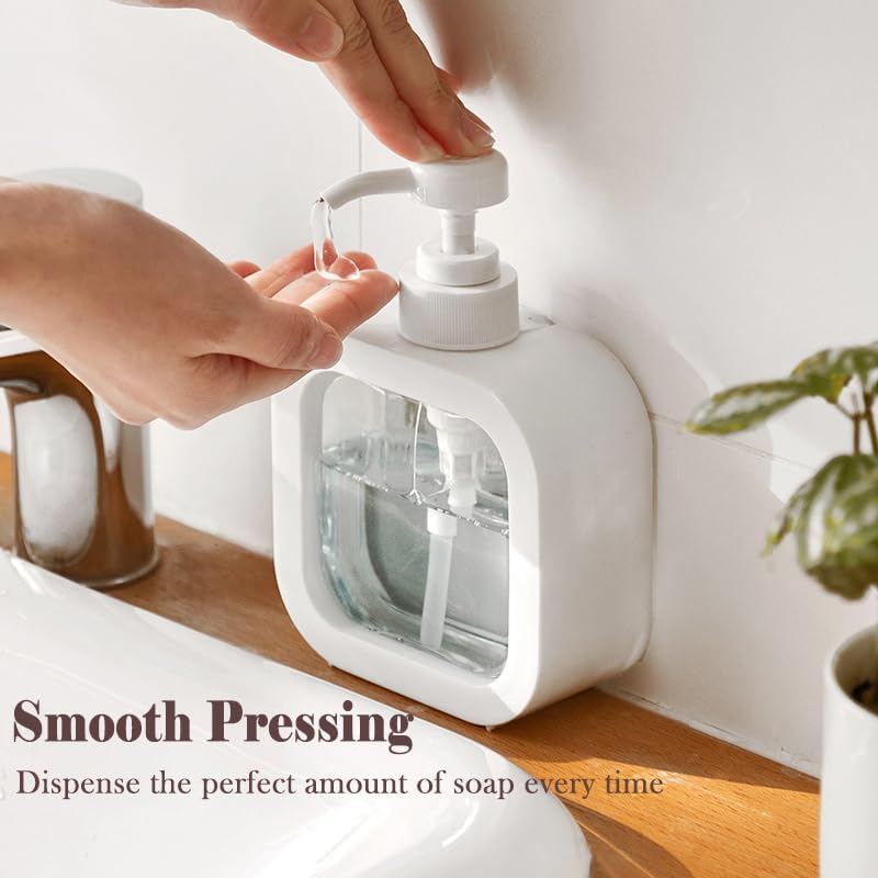 2 Pack 18Oz/500ml Liquid Soap Dispenser