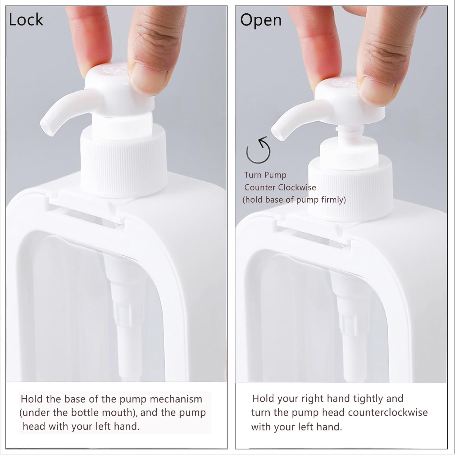 2 Pack 18Oz/500ml Liquid Soap Dispenser