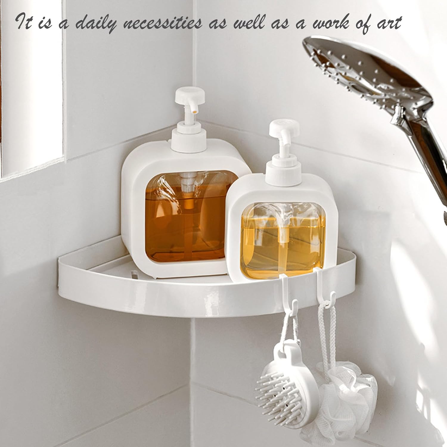 2 Pack 18Oz/500ml Liquid Soap Dispenser