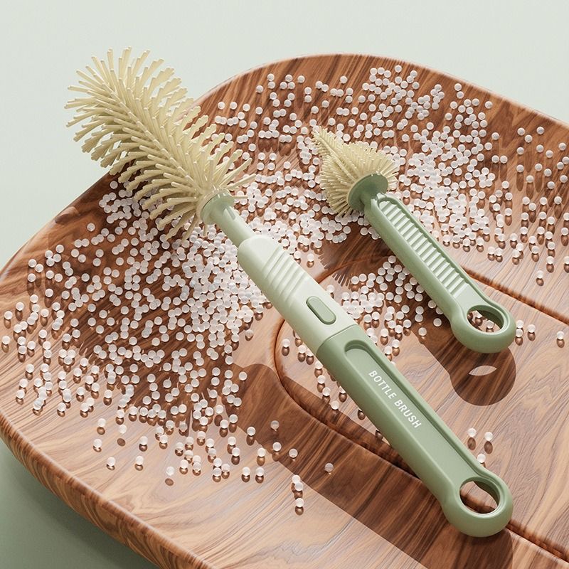 Baby Bottle Cleaning Brush Set - Green