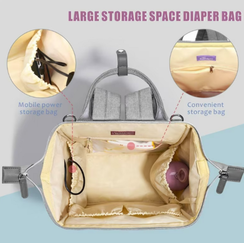 Quilted Nappy Baby Backpack